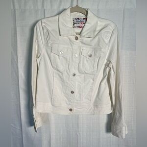 Tommy‎ Bahama White Jean Jacket